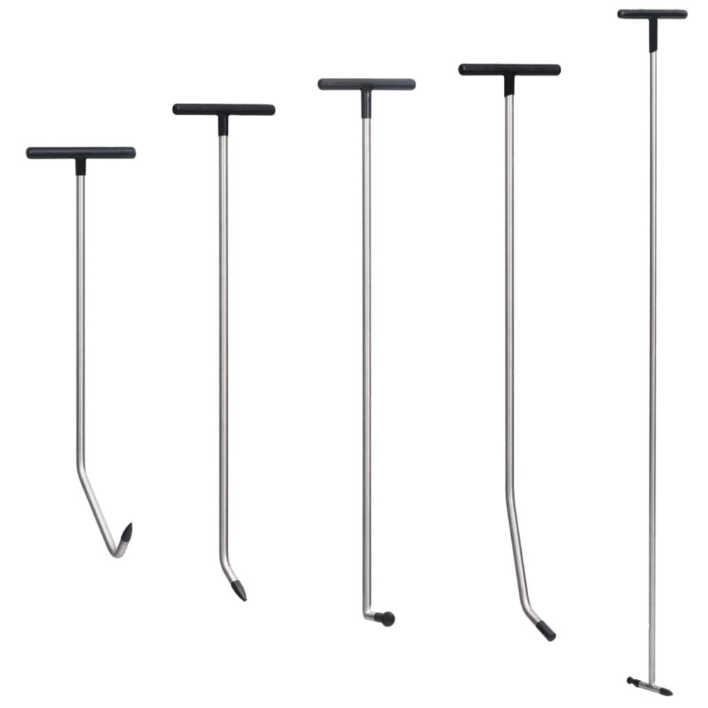 vidaXL Σετ Επισκευής Βαθουλωμάτων Χωρίς Βαφή 5 τεμ. Αν. Ατσάλι