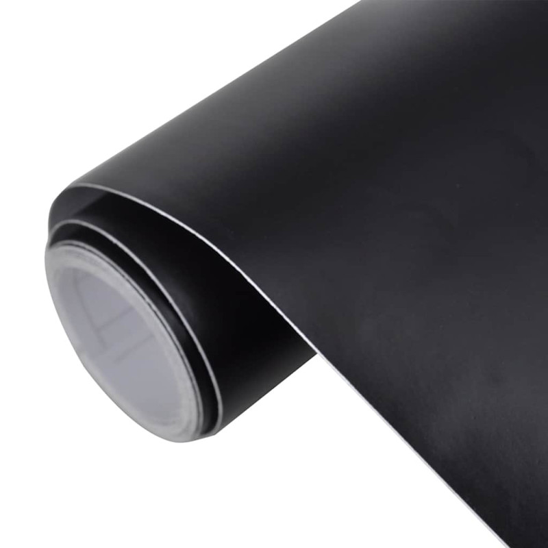 vidaXL Μεμβράνη Αυτοκινήτου Μαύρη Ματ 100 x 150 εκ.