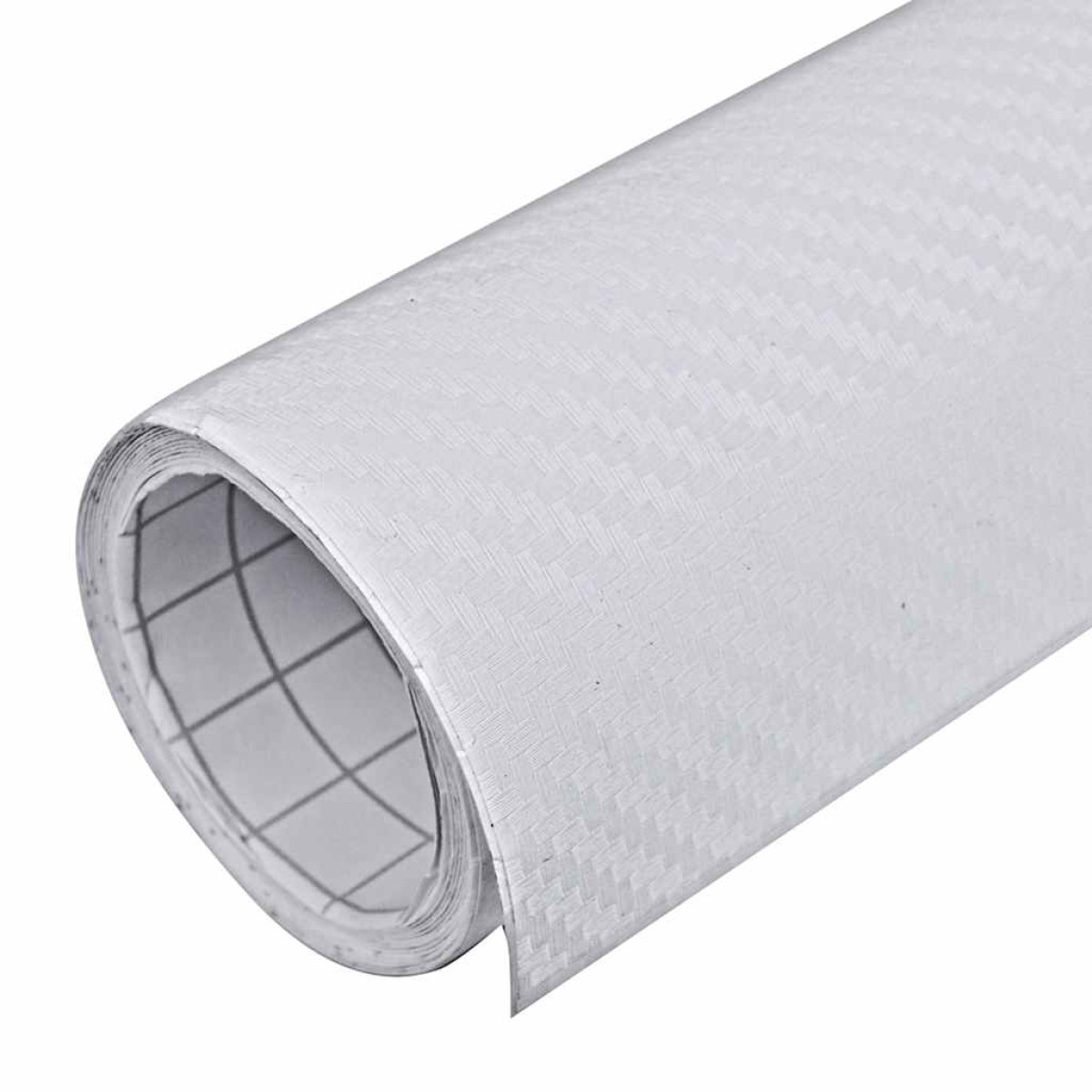 vidaXL Μεμβράνη Αυτοκινήτου 3D Λευκή 100 x 150 εκ.
