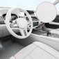 vidaXL Μεμβράνη Αυτοκινήτου 3D Λευκή 100 x 150 εκ.