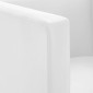 vidaXL Πολυθρόνα Cube Λευκή από Συνθετικό Δέρμα