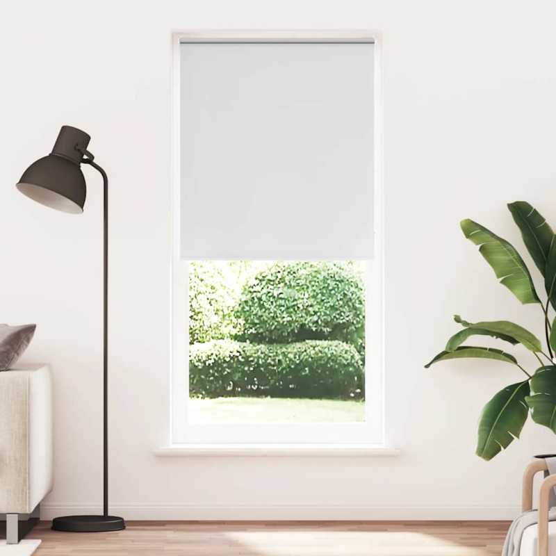 vidaXL Ρόλερ συσκότισης 124,4 x 230 εκ. Πλάτος υφάσματος 120 εκ. λευκό