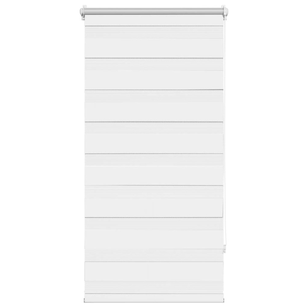 vidaXL Στόρι Ζέβρα 60,9 x 120 εκ. Πλάτος Υφάσματος 56,7 εκ. λευκό