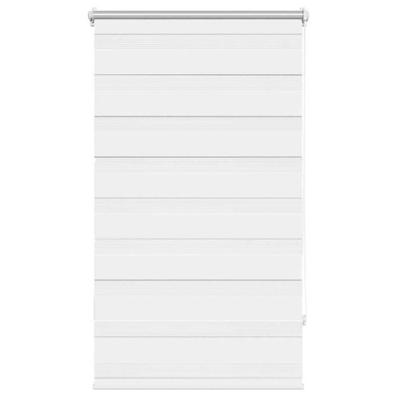vidaXL Στόρι Ζέβρα 70,9 x 120 εκ. Πλάτος Υφάσματος 66,7 εκ. λευκό