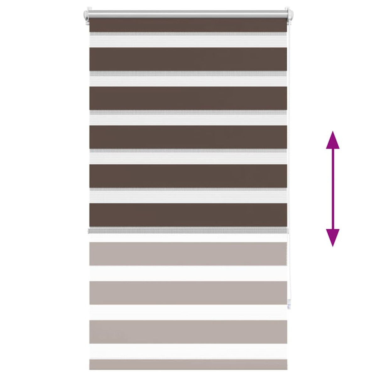 Ρόλερ Zebra Καφέ 70 x 120cm