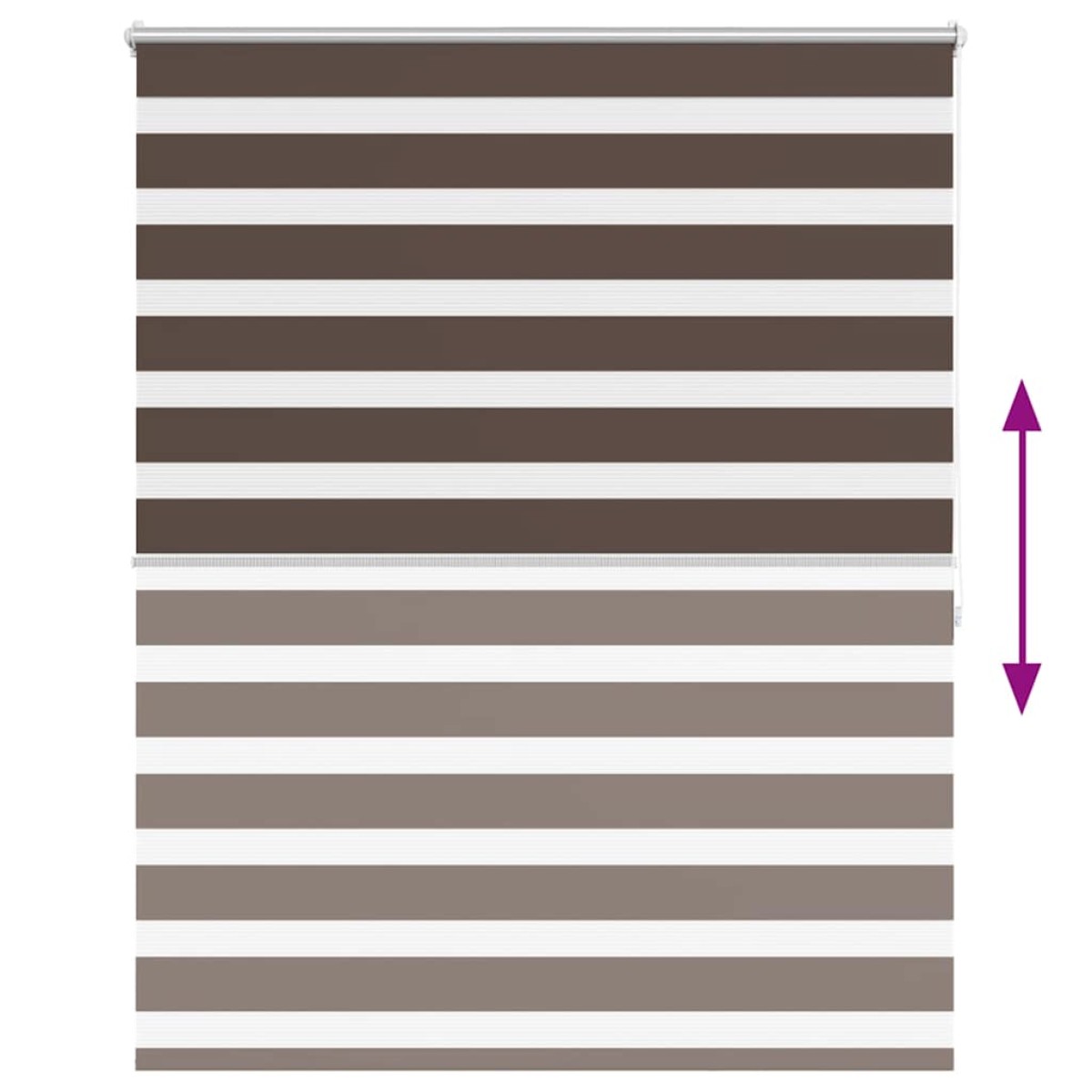 Ρόλερ Zebra Καφέ 120 x 175cm