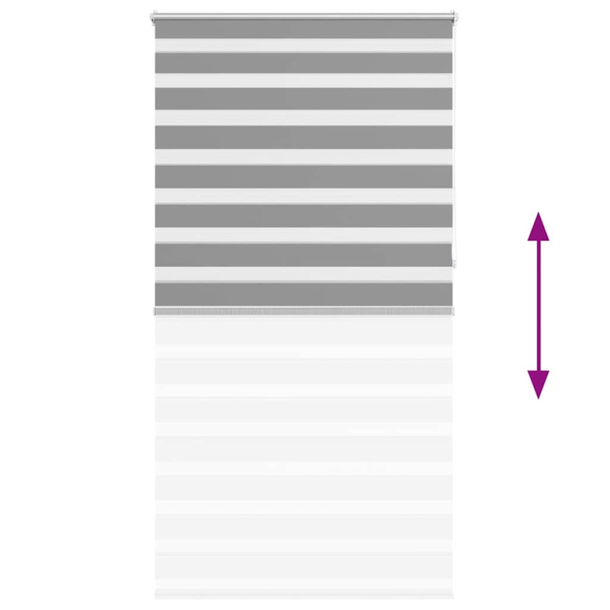 Σύστημα Σκίασης Ρόλερ Zebra Γκρι 120 x 230 εκ.