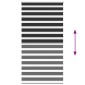Σύστημα Σκίασης Ρόλερ Zebra Μαύρο 120 x 230 εκ.
