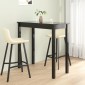 vidaXL Τραπέζι Μπαρ Μαύρο 115 x 55 x 107 εκ. από MDF