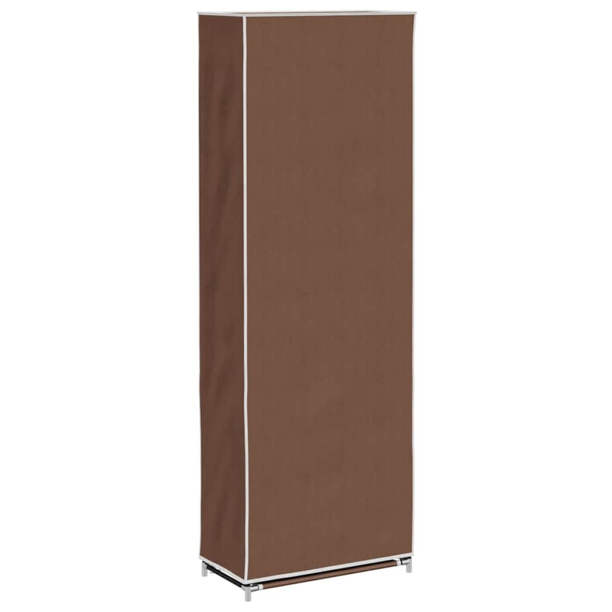 Υφασμάτινη παπουτσοθήκη με κάλυμμα 57 x 29 x 162 cm Καφέ