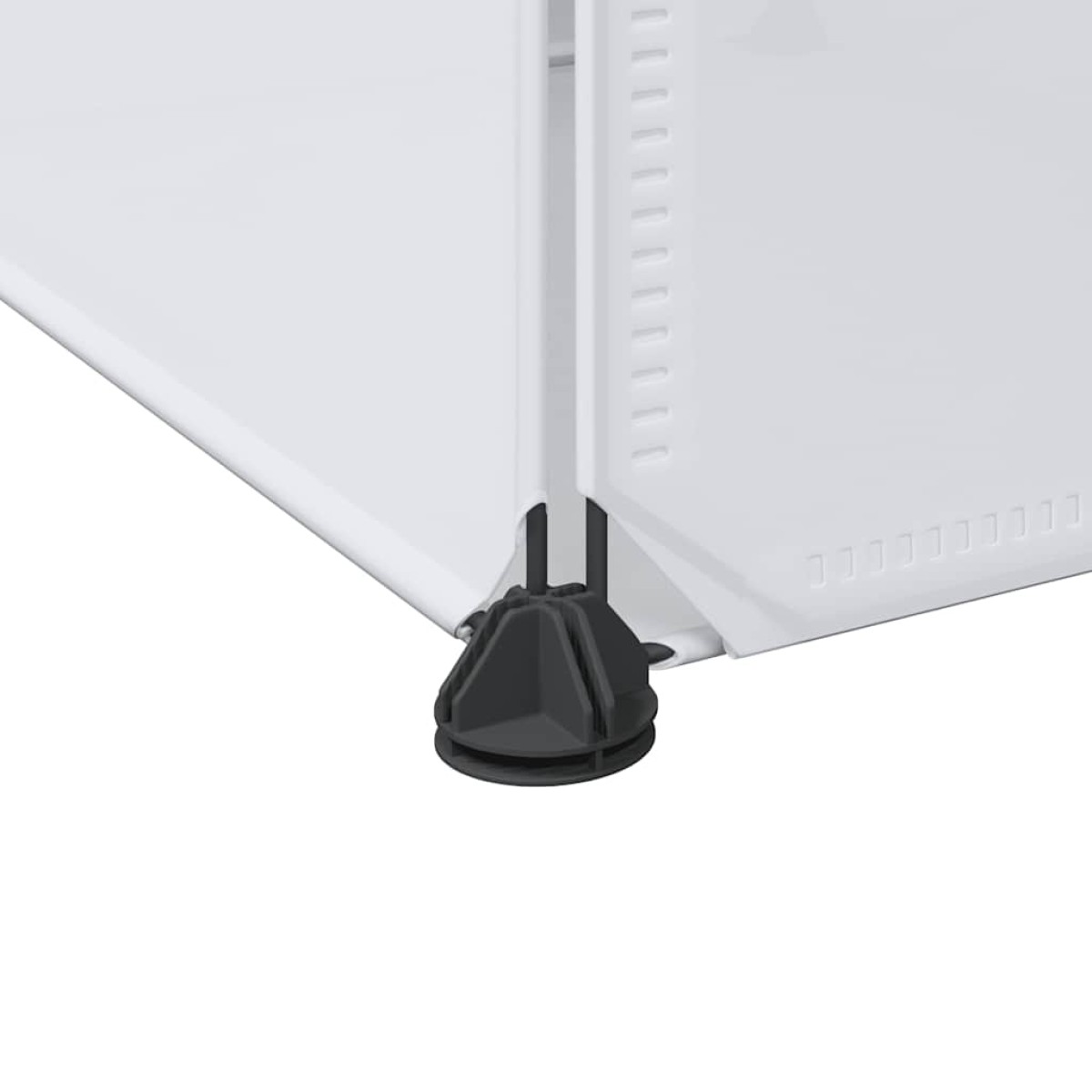 vidaXL Ντουλάπα Σπονδυλωτή 9 Τμήματα Άσπρη 37x115x150 εκ.