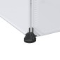 vidaXL Ντουλάπα Σπονδυλωτή 9 Τμήματα Άσπρη 37x115x150 εκ.