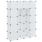vidaXL Ντουλάπα Σπονδυλωτή 14 Τμήματα Άσπρη 37 x 146 x 180,5 εκ
