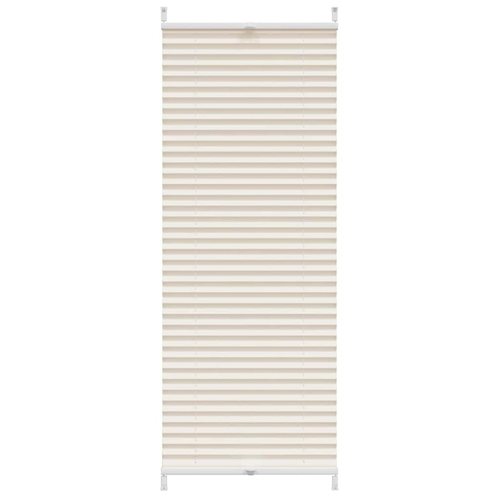 vidaXL Πλισέ ρόλερ σκίασης 50x150cm Κρεμ
