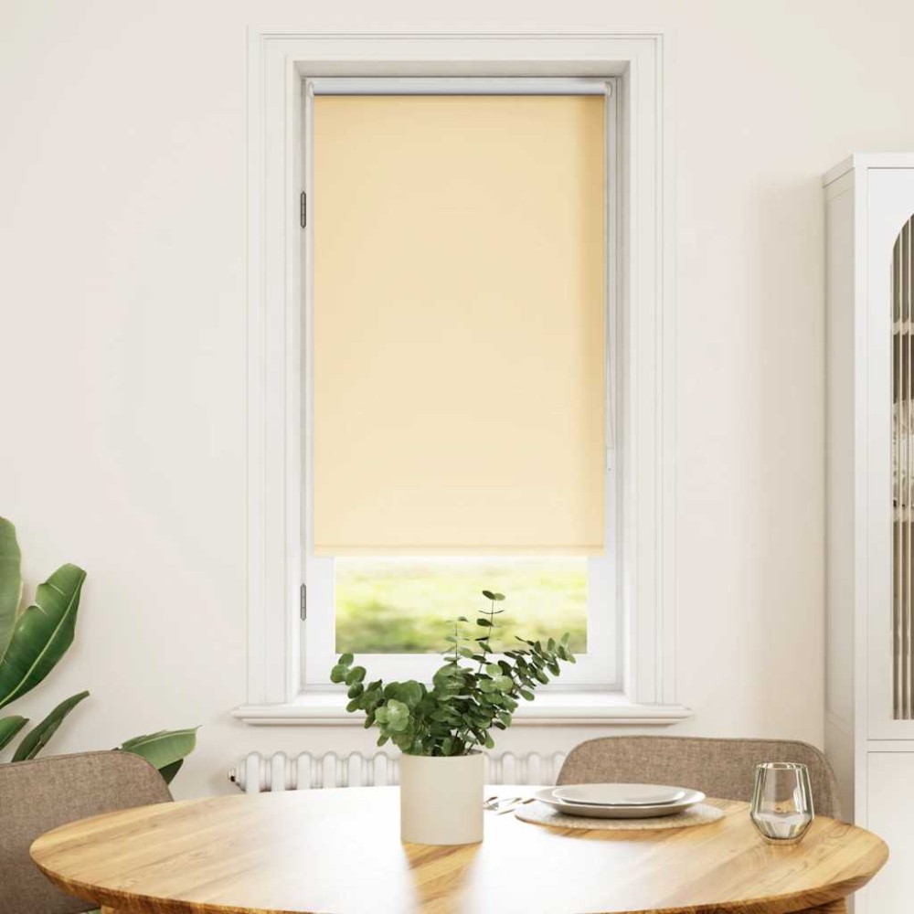 vidaXL Στόρι Ρόλερ Συσκότισης 64,4 x 120 εκ. Πλάτος Υφάσματος 60 εκ. Μπεζ