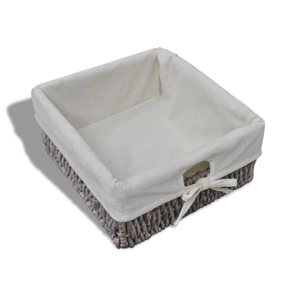 vidaXL Πάγκος με Αποθηκευτικό Χώρο Καφέ 62x33x42 εκ. Ξύλο Παυλώνιας