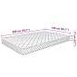vidaXL Στρώμα Αφρού Μνήμης 200 x 140 x 17 εκ.