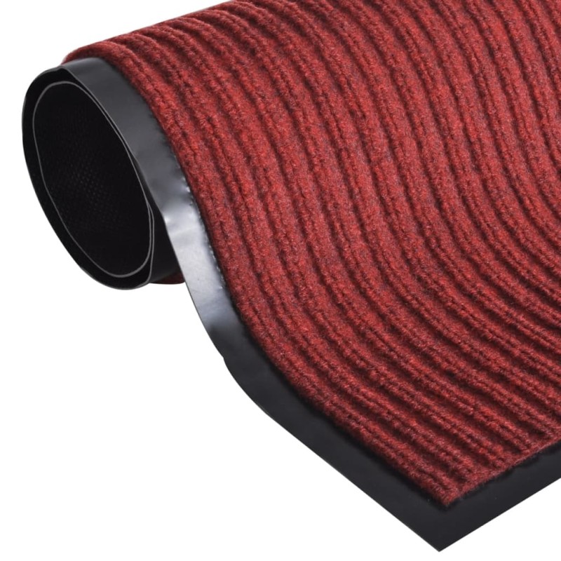 vidaXL Πατάκι Πόρτας Κόκκινο 90 x 120 εκ. από PVC