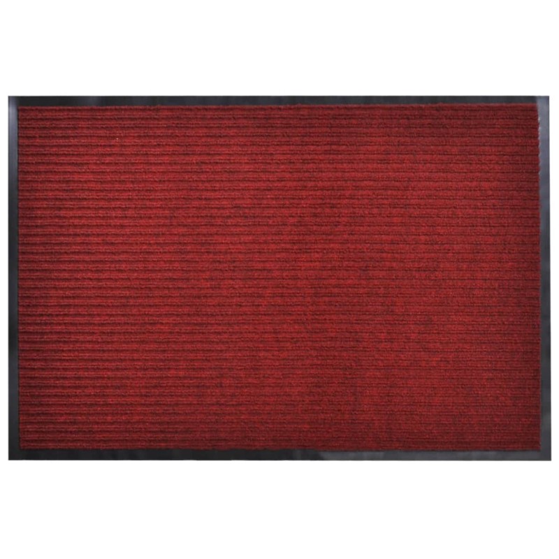 vidaXL Πατάκι Πόρτας Κόκκινο 90 x 120 εκ. από PVC