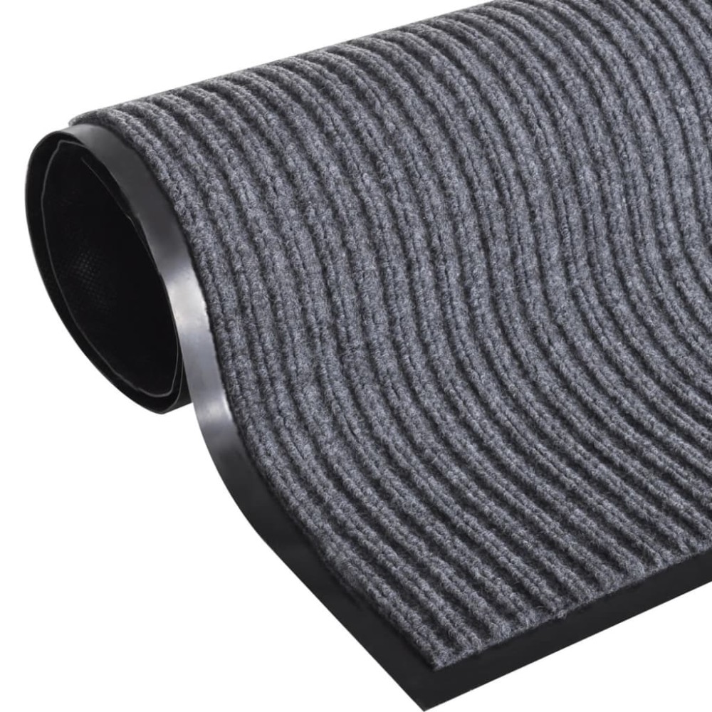 vidaXL Πατάκι Πόρτας Γκρι 120 x 180 εκ. από PVC