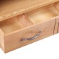 vidaXL Έπιπλο Τηλεόρασης με Συρτάρι 88 x 42 x 46 εκ. Μασίφ Ξύλο Δρυός