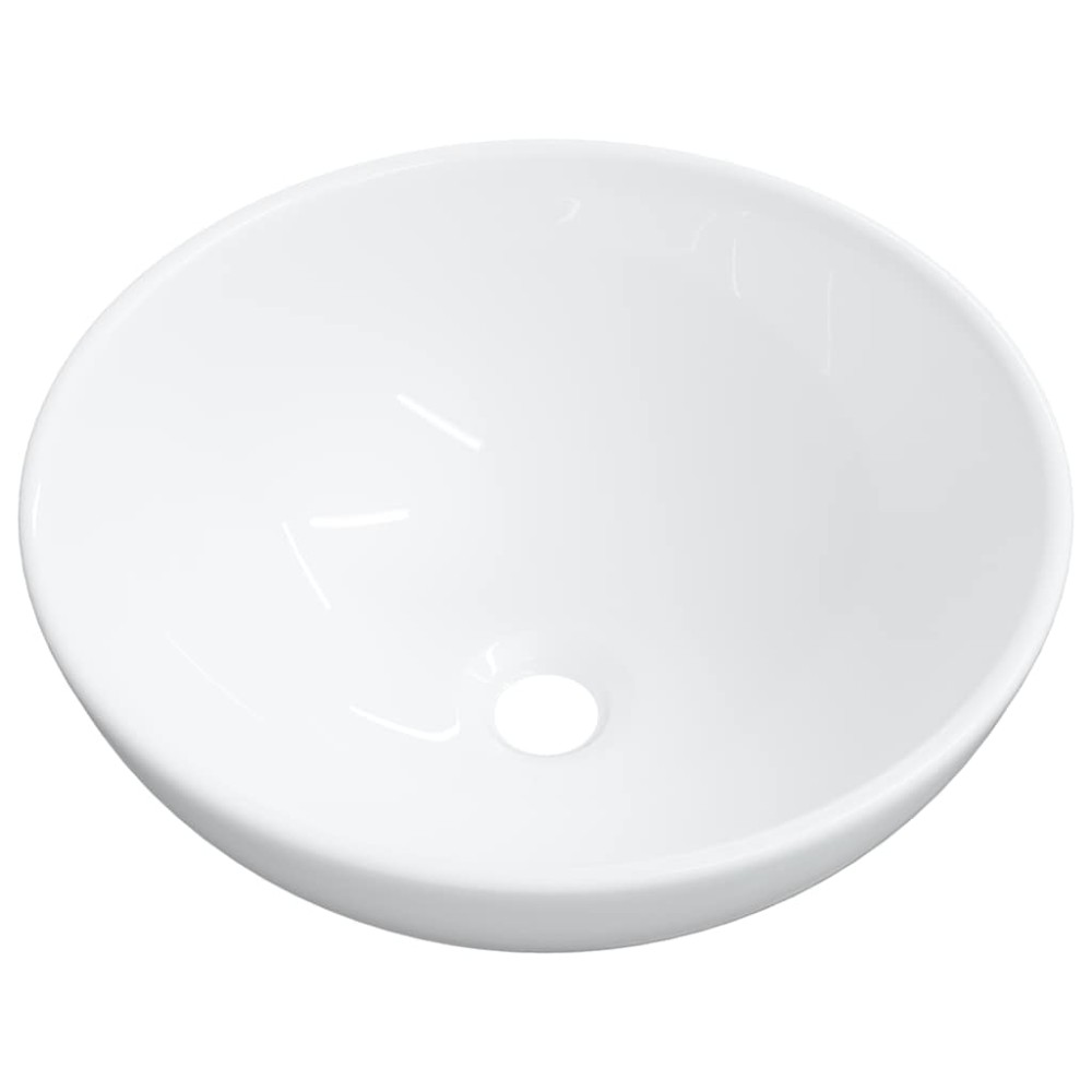 vidaXL Νιπτήρας Λευκός Κεραμικός 28x28x10 εκ.