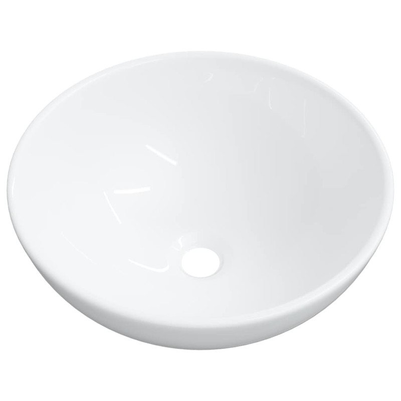 vidaXL Νιπτήρας Λευκός Κεραμικός 28x28x10 εκ.