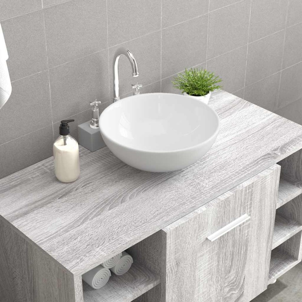 vidaXL Νιπτήρας Λευκός Κεραμικός 28x28x10 εκ.