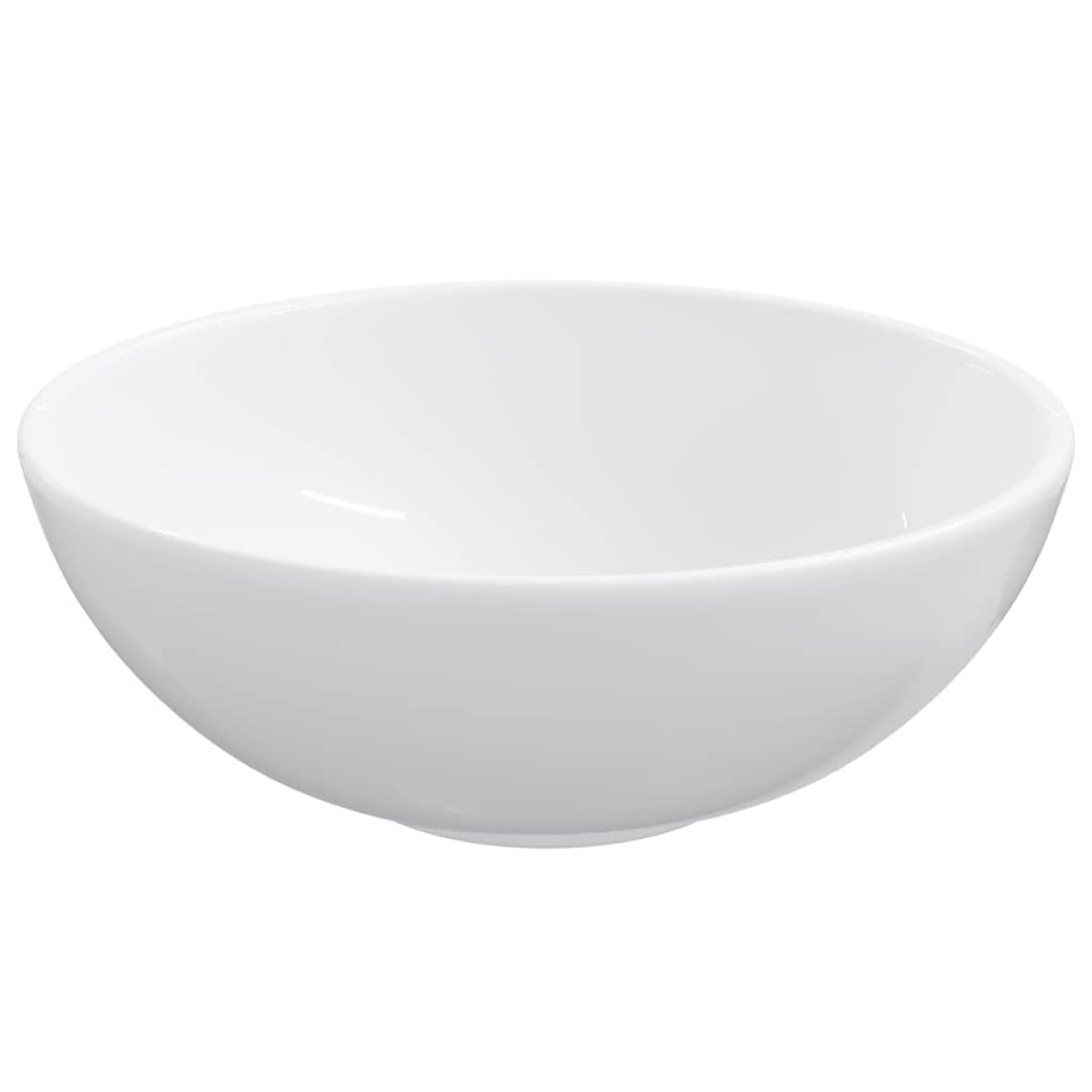vidaXL Νιπτήρας Λευκός 28 x 28 x 10 εκ. Κεραμικός