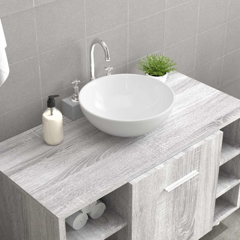 vidaXL Νιπτήρας Λευκός Κεραμικός 28x28x10 εκ.