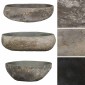 vidaXL Νιπτήρας River Stone Οβάλ 45-53 εκ.