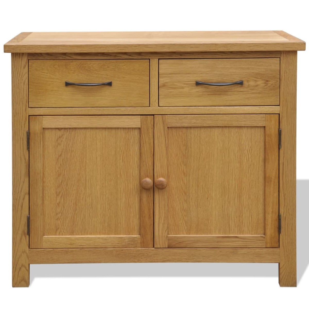 vidaXL Ντουλάπι / Ψηλός Μπουφές 90 x 33,5 x 83 εκ. Μασίφ Ξύλο Δρυός