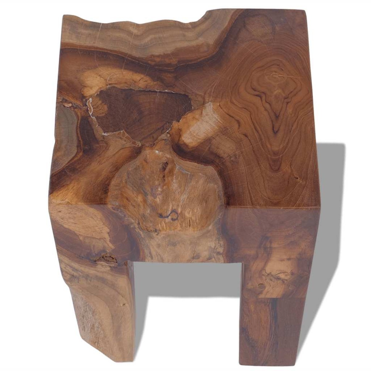 vidaXL Σκαμπό από Μασίφ Ξύλο Teak