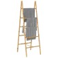 vidaXL Σκάλα-Κρεμάστρα Πετσετών Διπλή με 5 Σκαλιά 50x160 εκ. Μπαμπού
