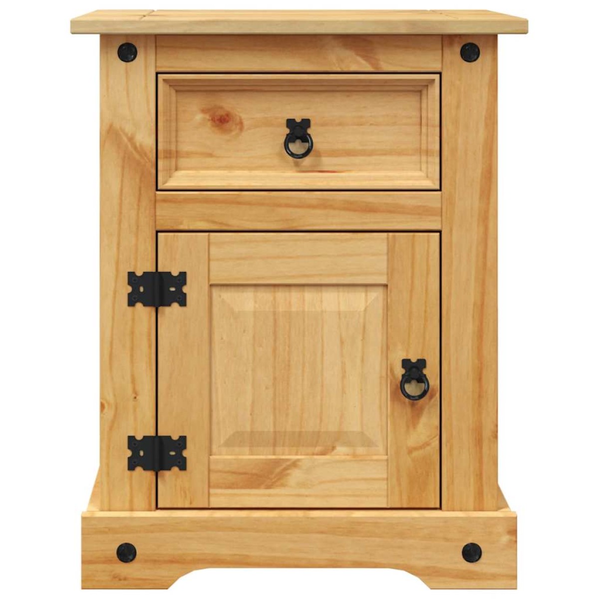 vidaXL Κομοδίνο Μεξικάνικο Στιλ Corona 53 x 39 x 66 εκ. Ξύλο Πεύκου