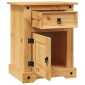 vidaXL Κομοδίνο Μεξικάνικο Στιλ Corona 53 x 39 x 66 εκ. Ξύλο Πεύκου