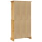 243743 vidaXL Βιβλιοθήκη 4 επιπέδων Μεξικ. Στιλ Corona 81x29x150 εκ.