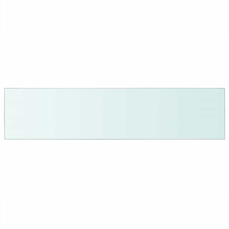 vidaXL Ράφι Πάνελ Διάφανο 110 x 25 εκ. Γυάλινο