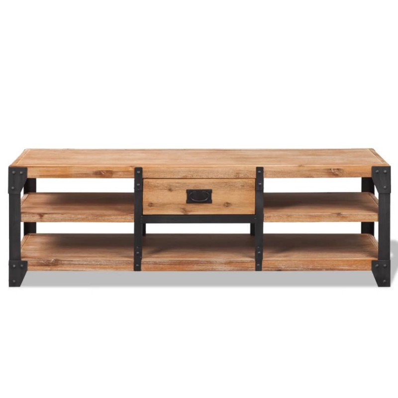 vidaXL Έπιπλο Τηλεόρασης 140 x 40 x 45 εκ. από Μασίφ Ξύλο Ακακίας