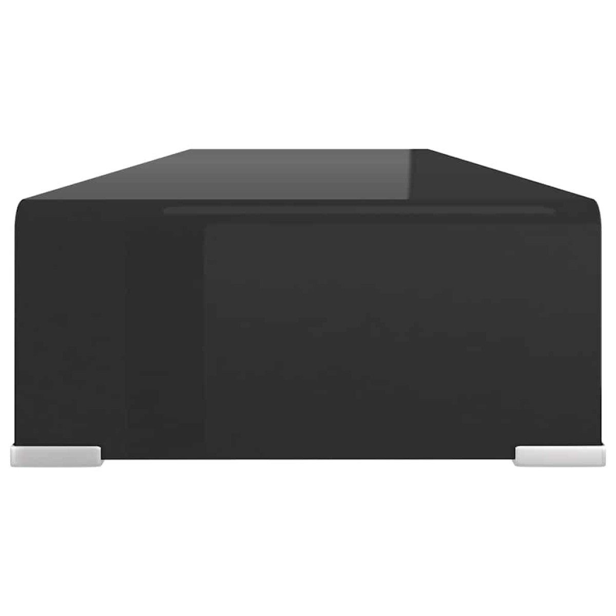 vidaXL Βάση Τηλεόρασης/Οθόνης Μαύρη 90 x 30 x 13 εκ. Γυάλινη