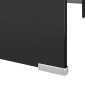 vidaXL Βάση Τηλεόρασης/Οθόνης Μαύρη 110 x 30 x 13 εκ. Γυάλινη