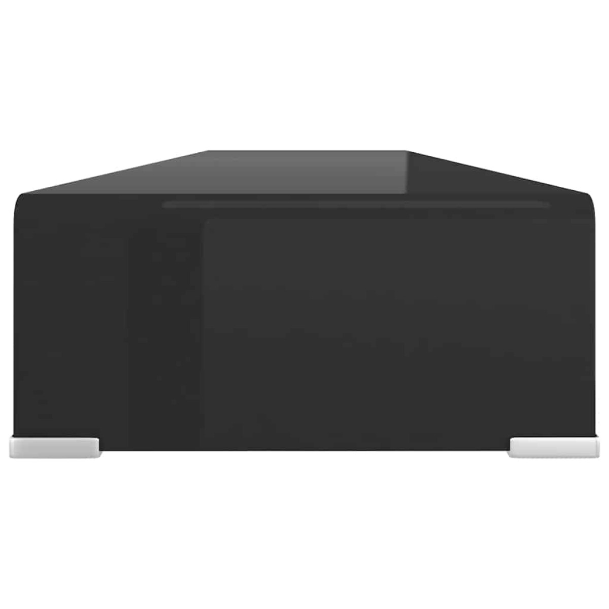 vidaXL Βάση Τηλεόρασης/Οθόνης Μαύρη 120 x 30 x 13 εκ. Γυάλινη