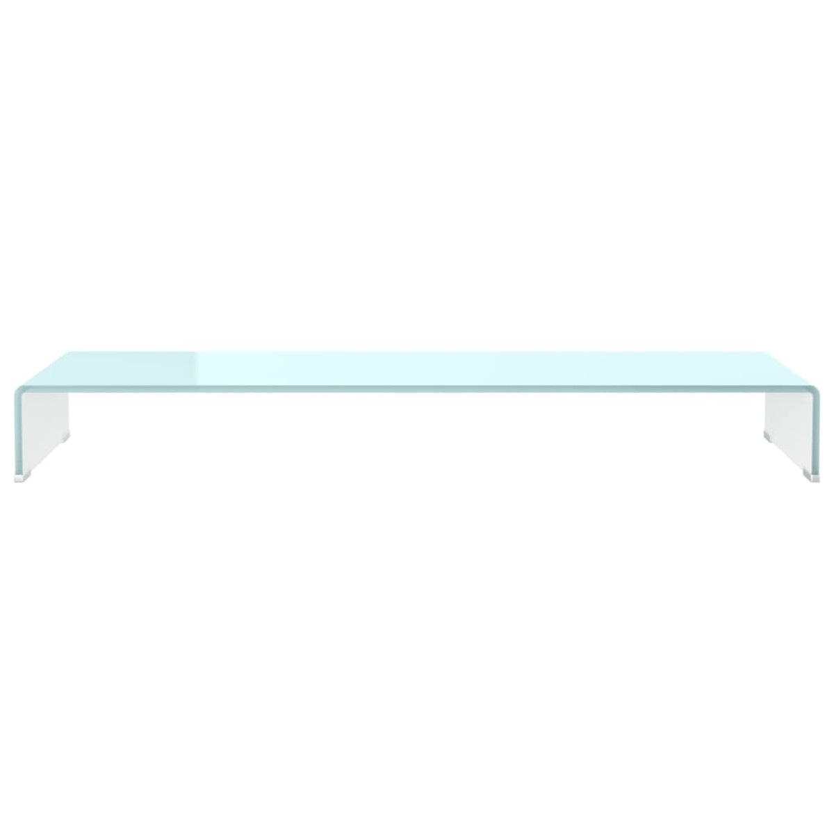 vidaXL Βάση Τηλεόρασης/Οθόνης Πράσινη 100 x 30 x 13 εκ. Γυάλινη