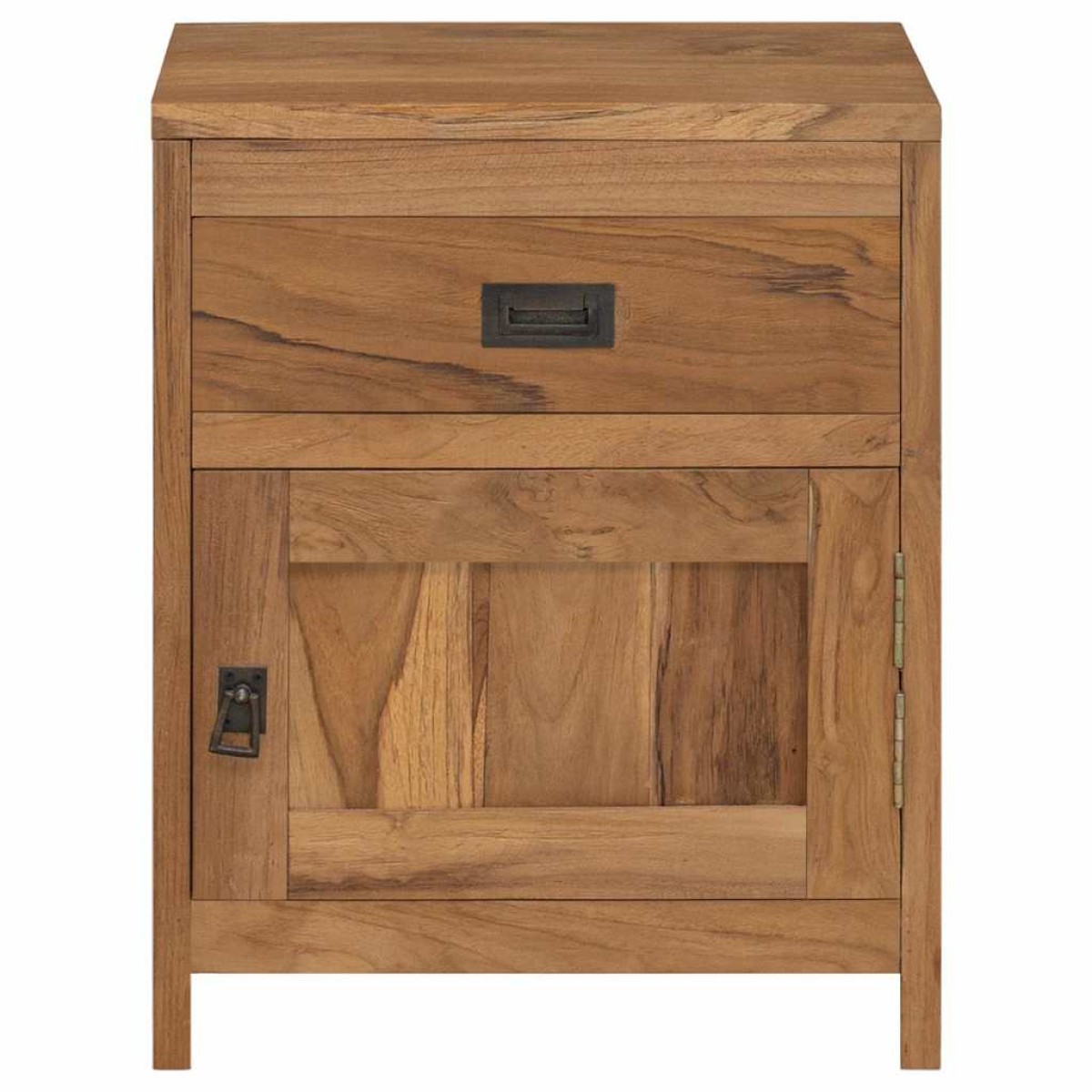 vidaXL Κομοδίνο 40 x 30 x 50 εκ. από Μασίφ Ξύλο Teak