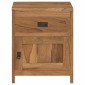 vidaXL Κομοδίνο 40 x 30 x 50 εκ. από Μασίφ Ξύλο Teak
