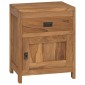 vidaXL Κομοδίνο 40 x 30 x 50 εκ. από Μασίφ Ξύλο Teak