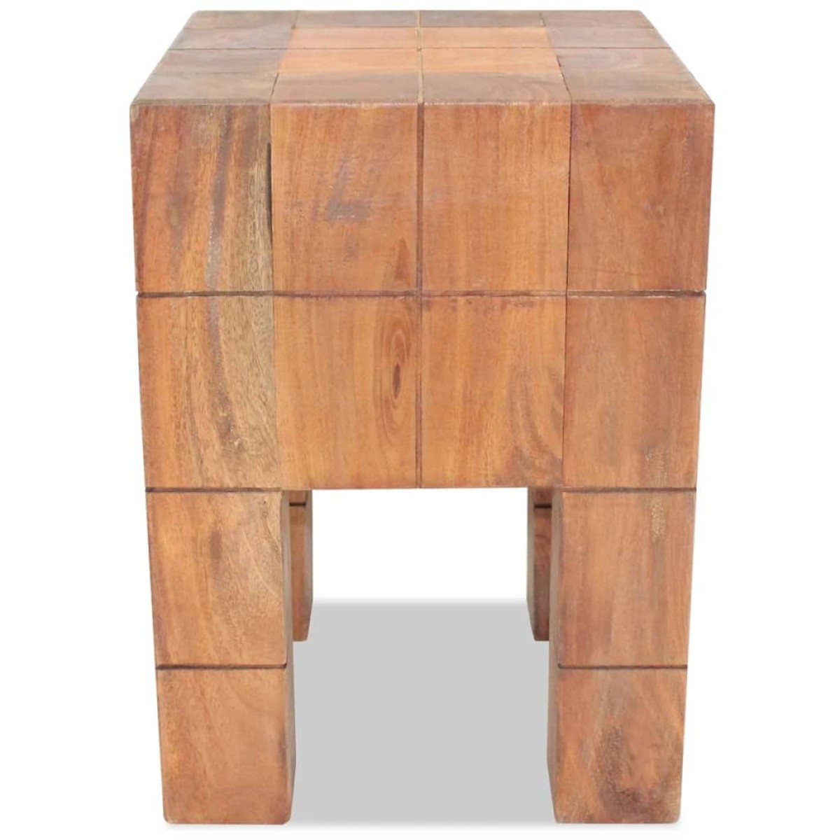 vidaXL Σκαμπό από Μασίφ Ανακυκλωμένο Ξύλο