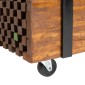 vidaXL Τραπεζάκι Βοηθητικό 60 x 60 x 38 εκ. από Ξύλο Teak