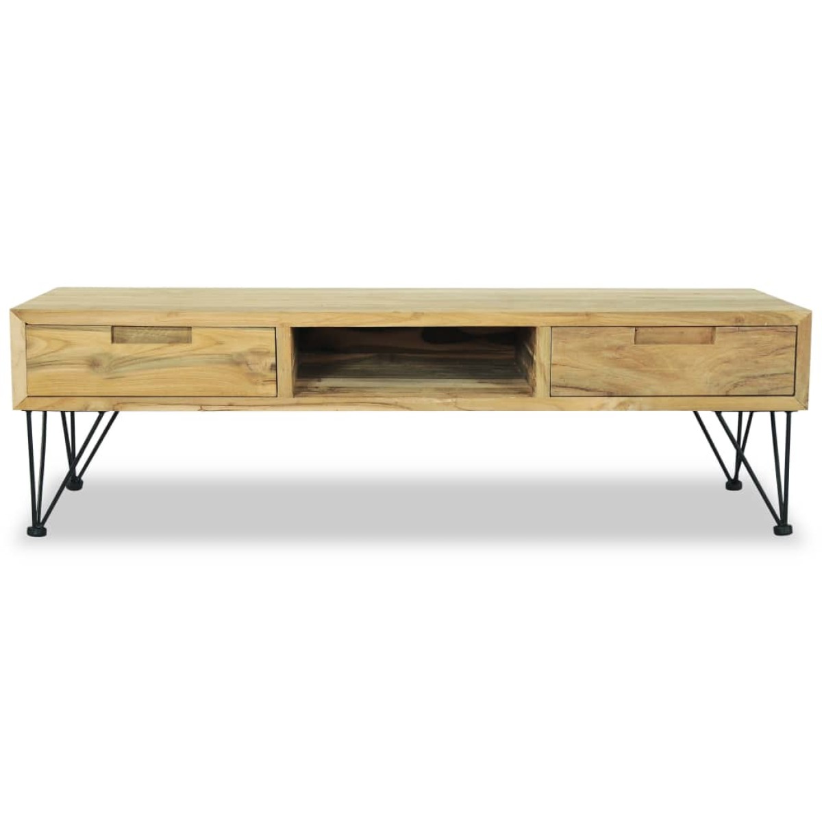vidaXL Έπιπλο Τηλεόρασης 120 x 35 x 35 εκ. από Μασίφ Ξύλο Teak