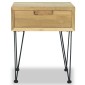 vidaXL Κομοδίνο 40 x 30 x 50 εκ. από Μασίφ Ξύλο Teak
